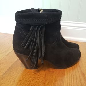 Sam Edelman "Louie" black suede 7.5